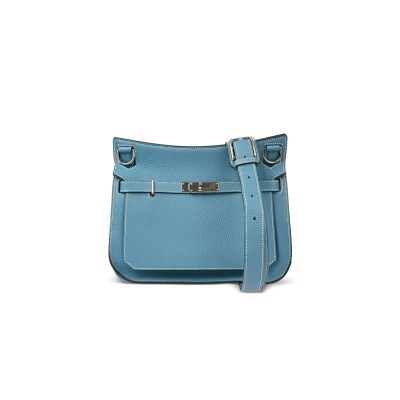 HERMÈS TAURILLON CLEMENCE JYPSIERE 28 BLUE JEAN (28*22*12cm) 